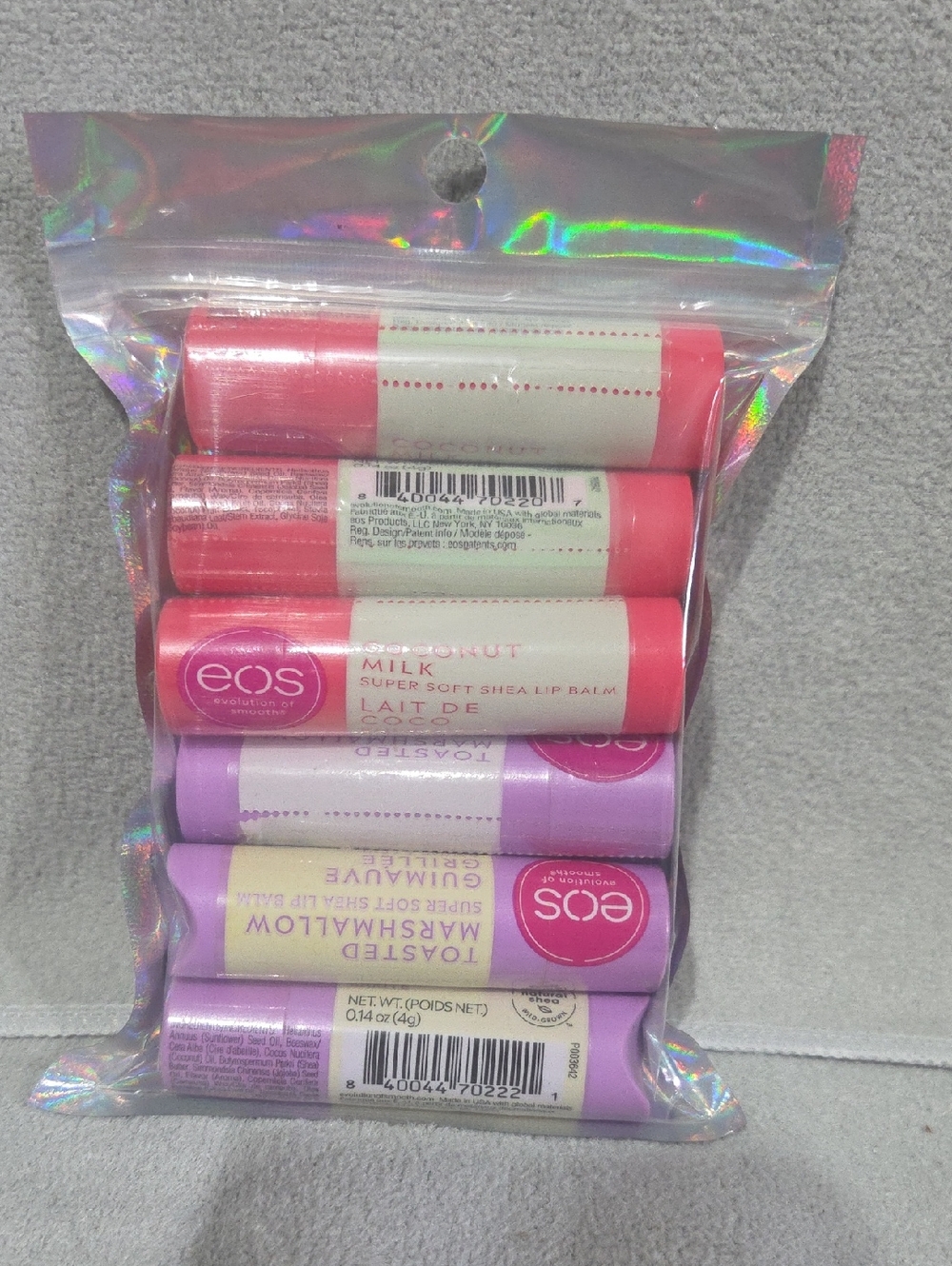 eos Lip Balm Pack — Pink & Lavender Tubes